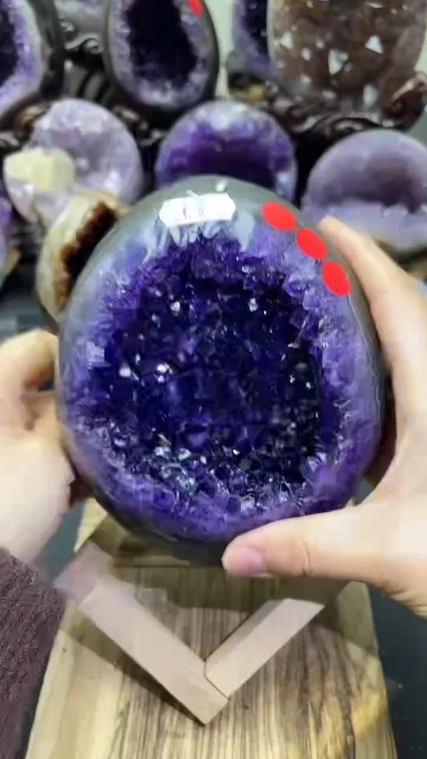 未镶嵌大型摆件（非配饰）紫晶733号龙蛋