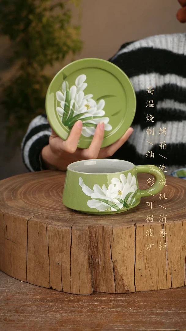 碗瓷景德镇手工手绘高温瓷釉下彩