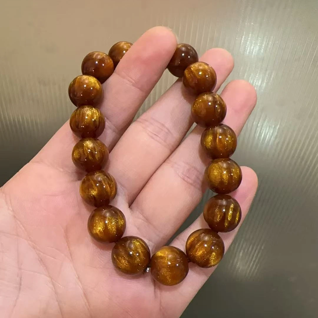 s0016 金丝菩提1.2单圈手串