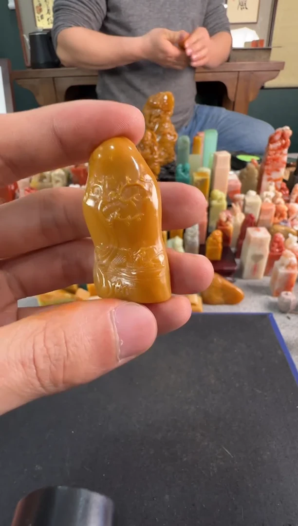 【闪购商品】青田石印石编号编号3642