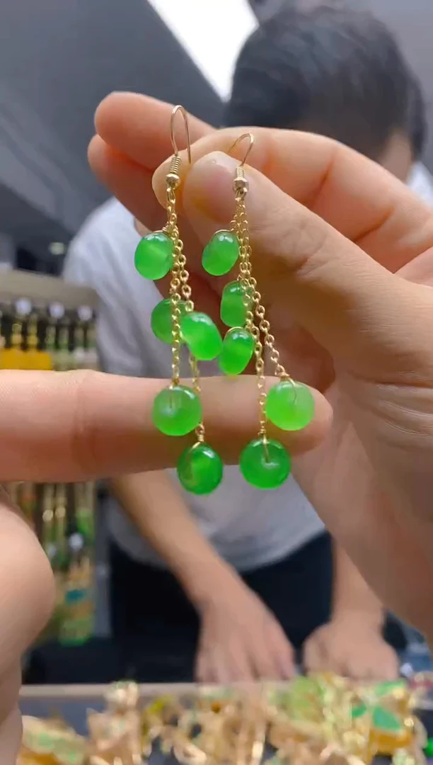 【闪购商品】玛瑙/玉髓耳饰合金35玛瑙饰品