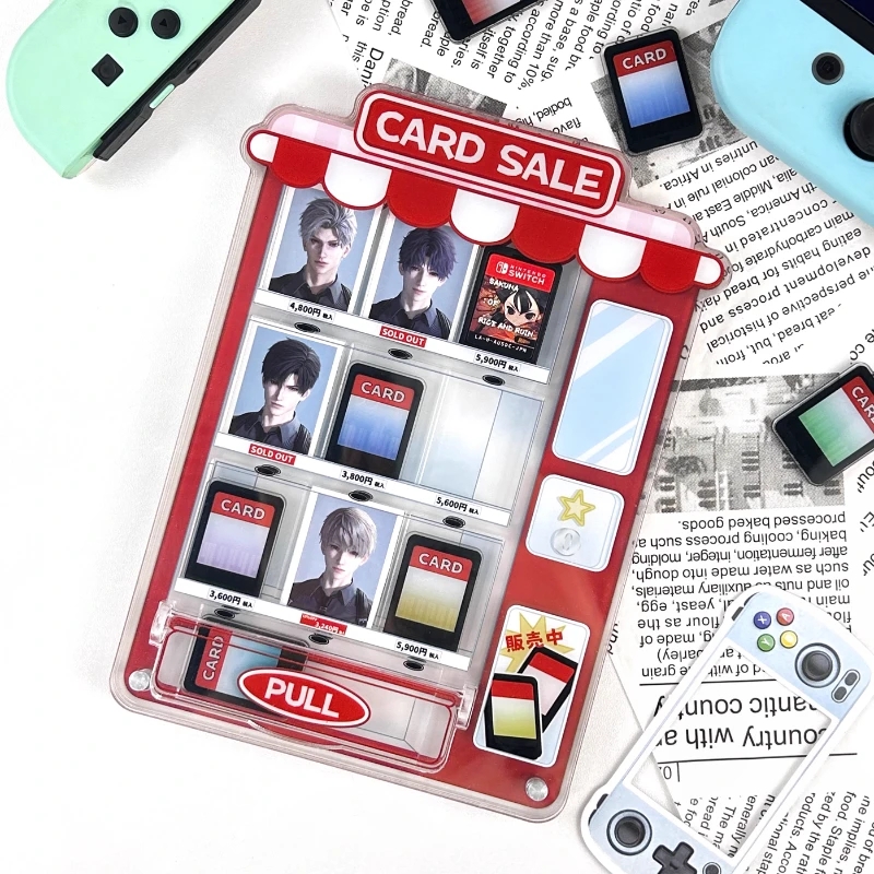 卡带贩卖机丨卡带一寸照谷美拍摄道具亚克力装饰二次元收纳展示架