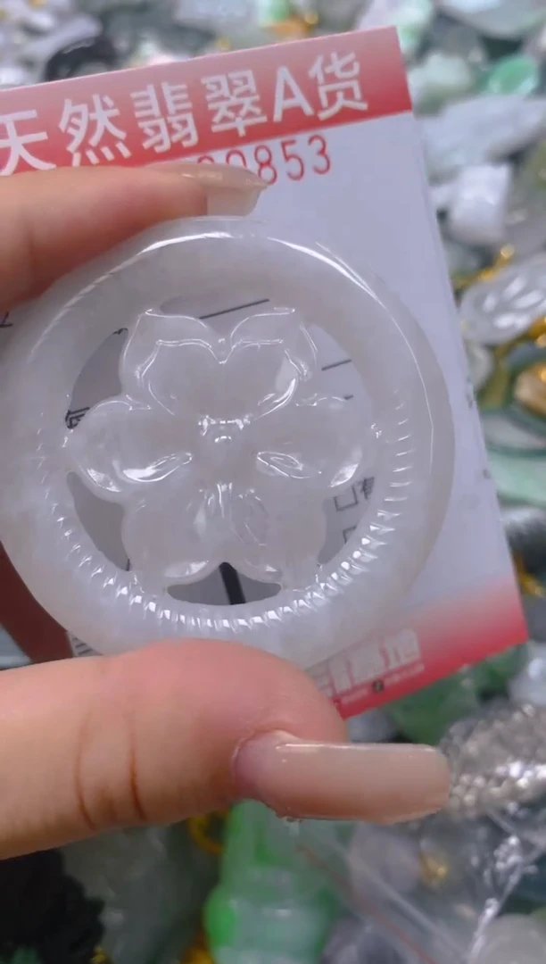 翡翠未镶嵌颈饰闪购0030853