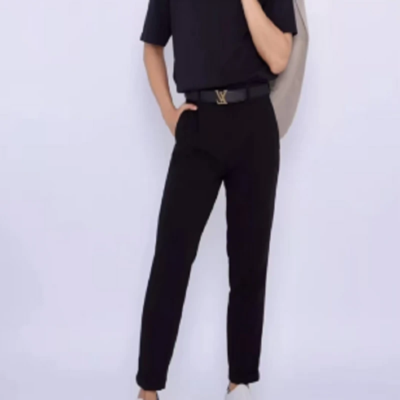 轻奢海选库存男士G腰带双面平滑扣皮带