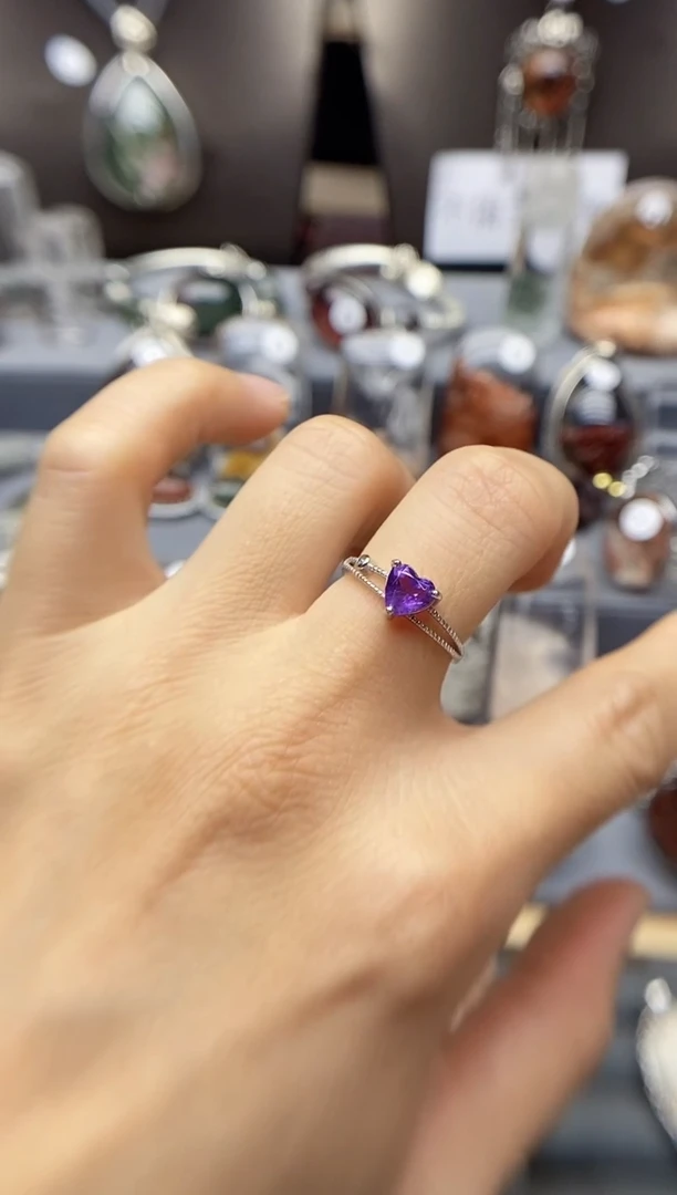 水晶珠宝半成品银S925镶嵌定制定制