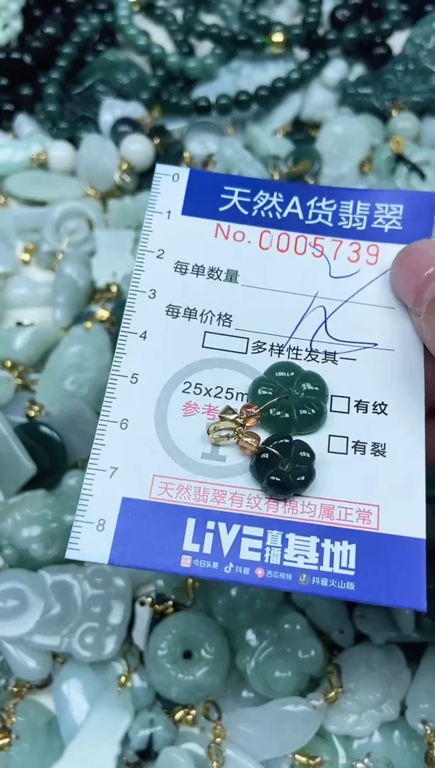 【闪购商品】翡翠吊坠(不含链)未镶嵌翡翠