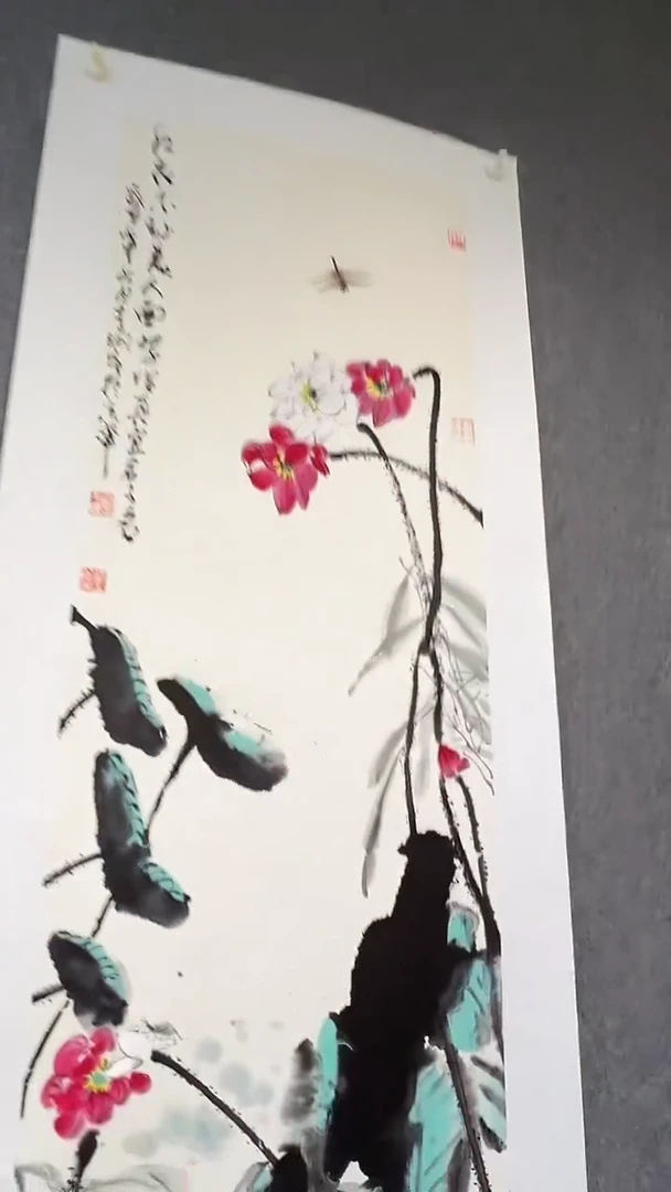 国画李纲-8平尺-花鸟国画