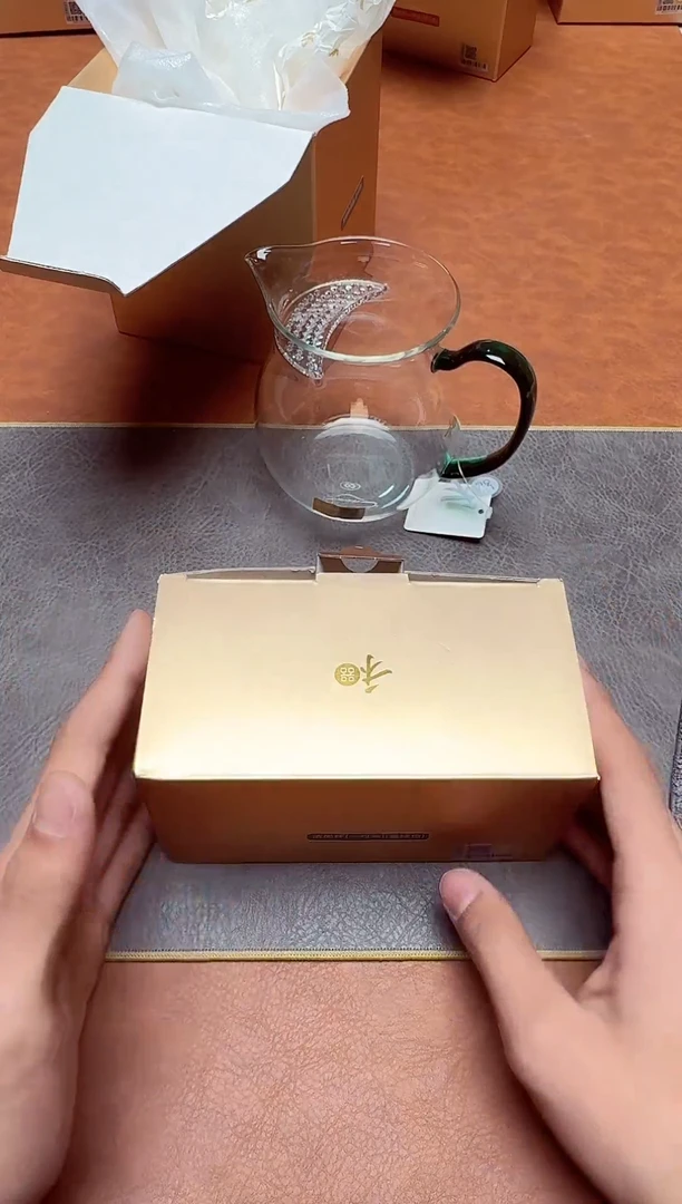 【闪购商品】禾器#观禄煮茶器墨绿+清尚对杯墨绿