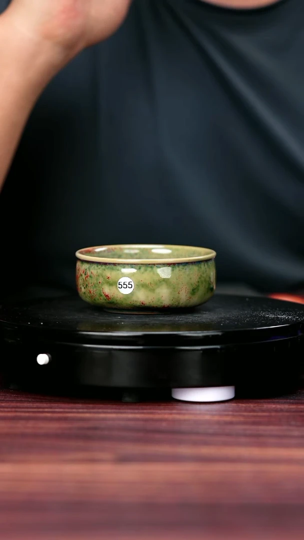 杯子555#盼龙窑一级品原矿钧瓷洱杯