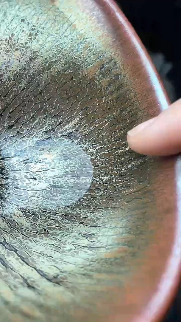 【闪购商品】茶盏金丝万缕 盏三疯建盏茶器