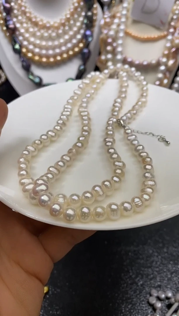 淡水珍珠未镶嵌颈饰多人