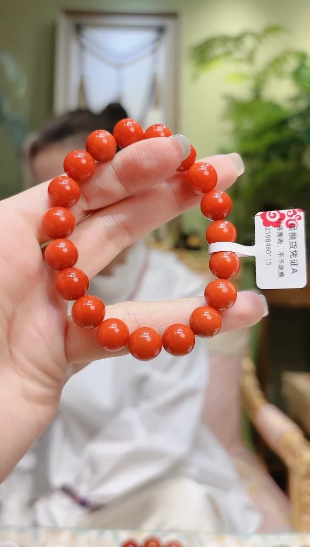 【闪购商品】南红玛瑙手串未镶嵌圆珠南红手串18/10.2
