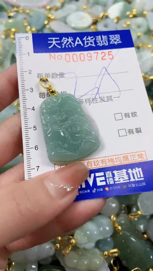 颈饰未镶嵌翡翠天然A货翡翠