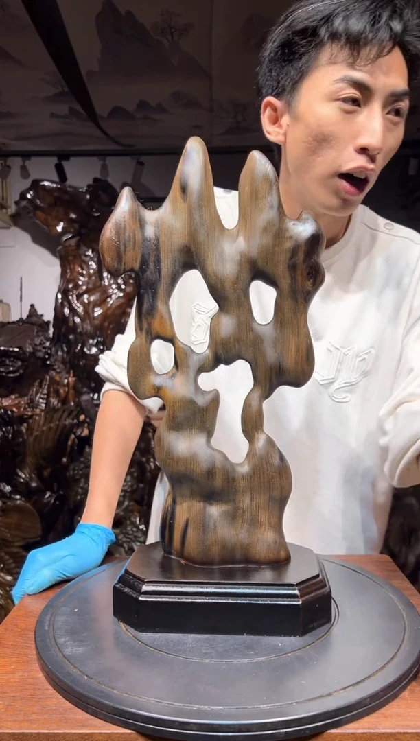 乌木类木质文然自然摆件