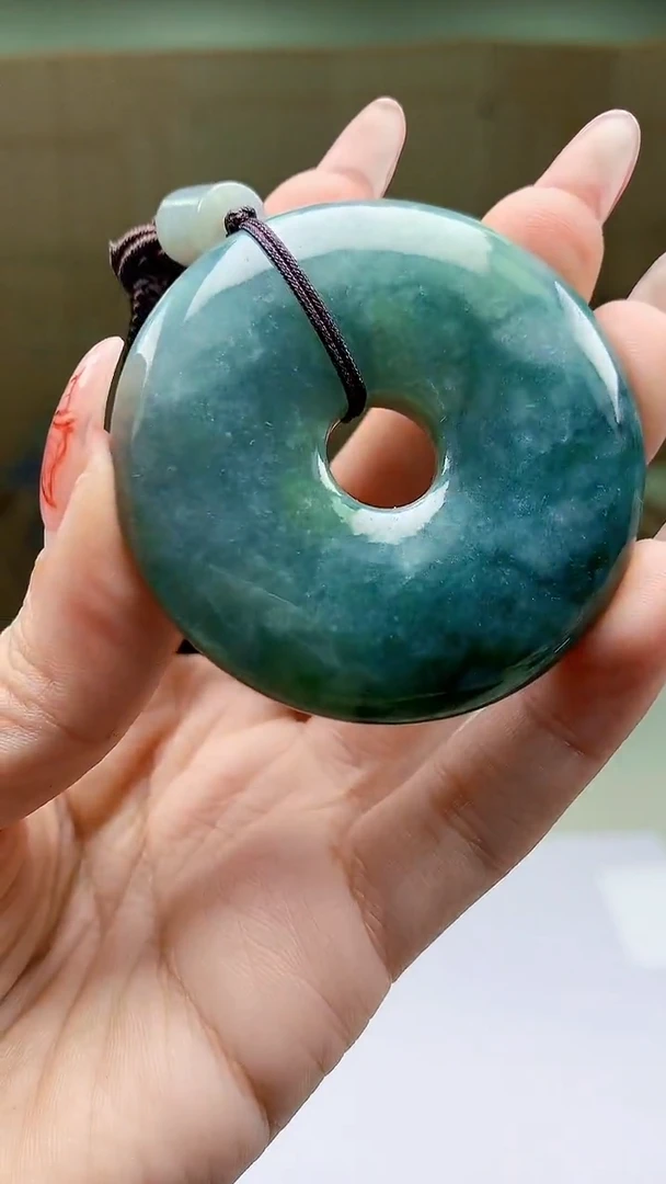 【闪购商品】定制翡翠未镶嵌4902ty-毛货挂件75