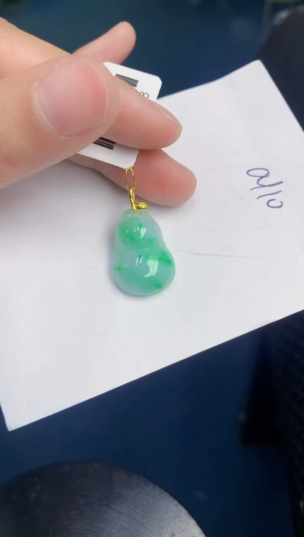 【闪购商品】翡翠颈饰18K金镶嵌000000000