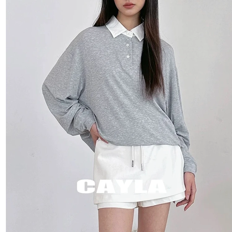 cayla  25春夏氧气polo领长袖  25ss036