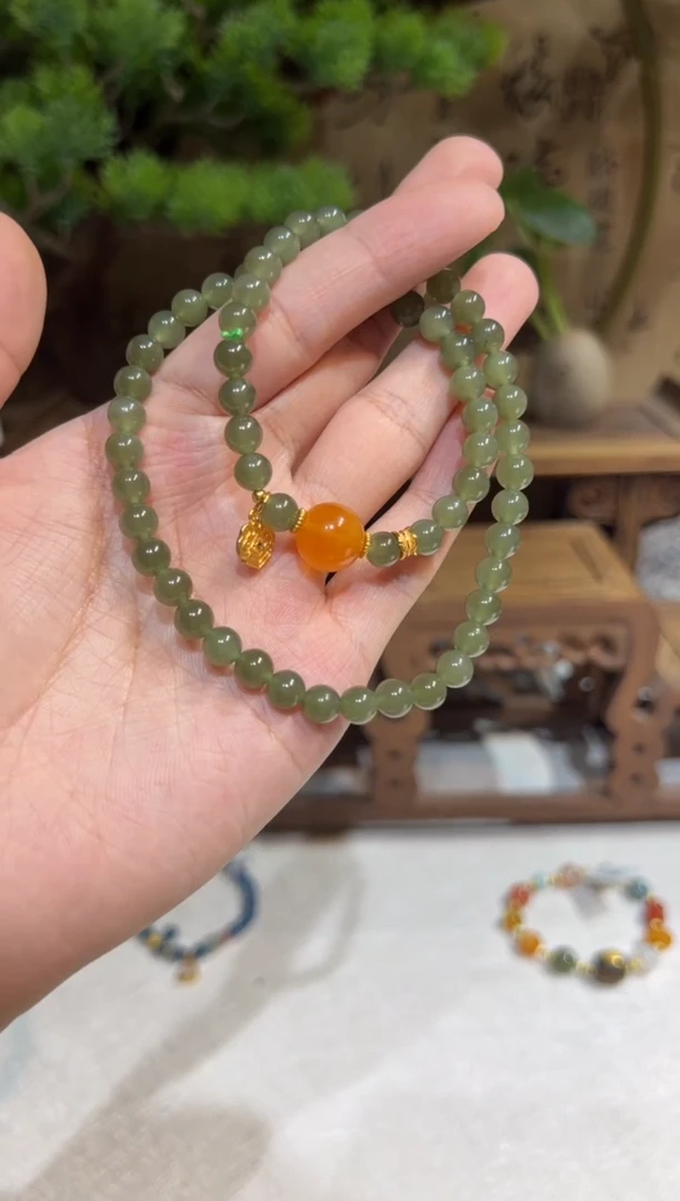 未镶嵌手链和田玉手饰@@