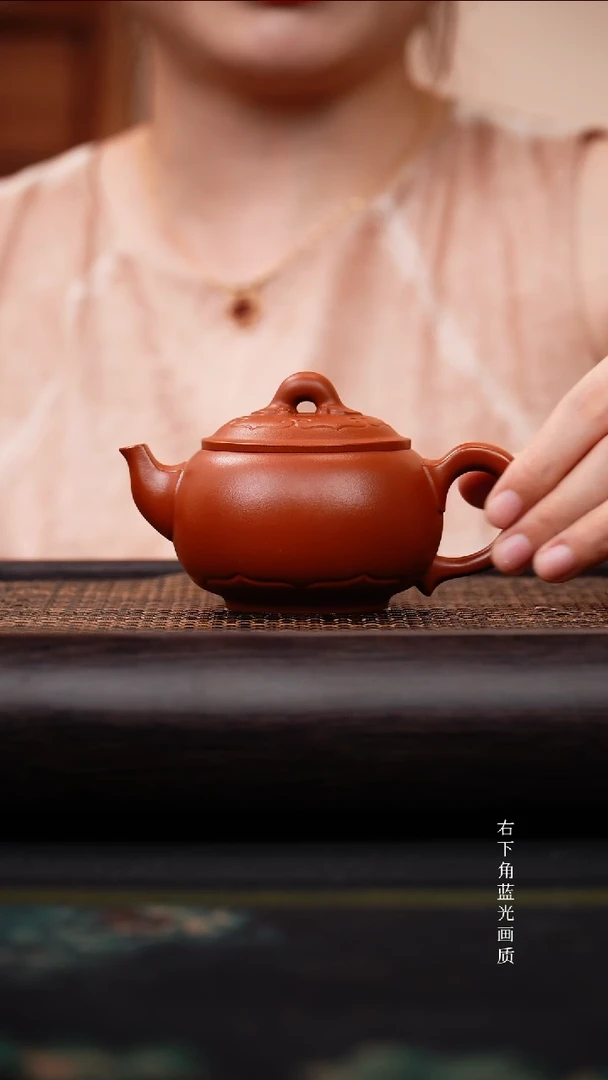 茶壶紫砂小红泥 周乾