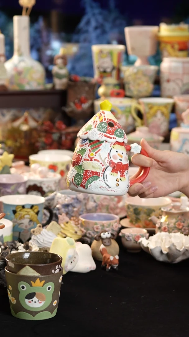 其他陶景德镇釉下彩手绘设计师款陶瓷