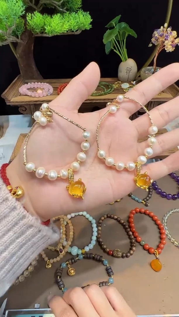 【闪购商品】淡水珍珠手串未镶嵌@@手饰