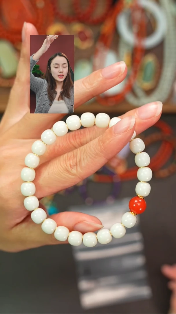 未镶嵌手串和田玉三***～一念初见品质回血