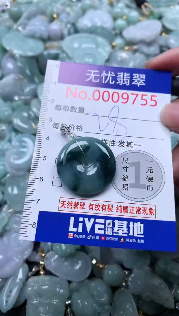 颈饰未镶嵌翡翠9755