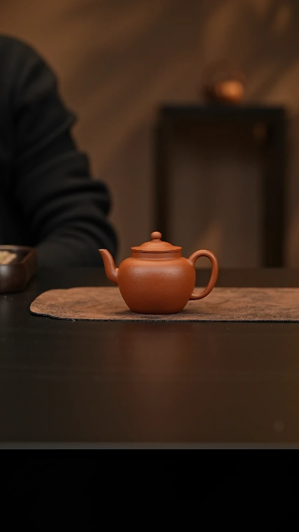 【闪购商品】紫砂茶壶允禾斋wzht 朱泥 笠帽 130c