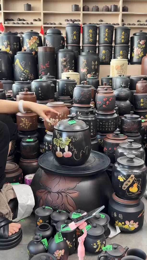 罐完品茶叶罐 124  彩填龙蛋