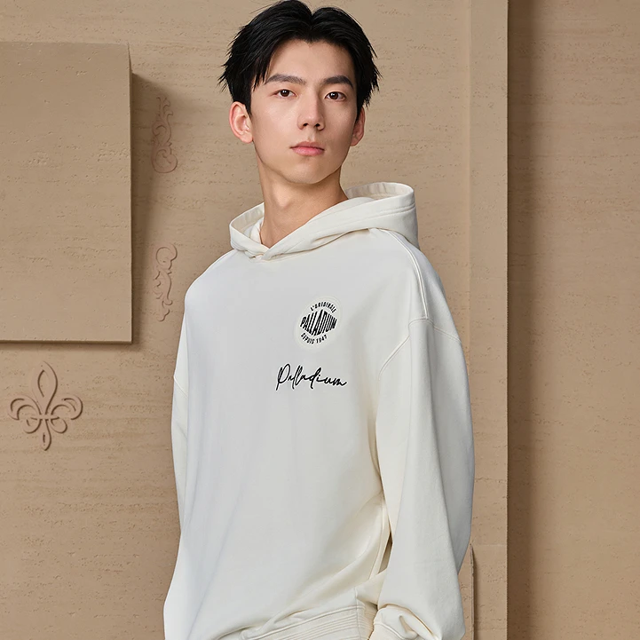 帕拉丁春季男款上衣休闲时尚潮流百搭连帽卫衣109712