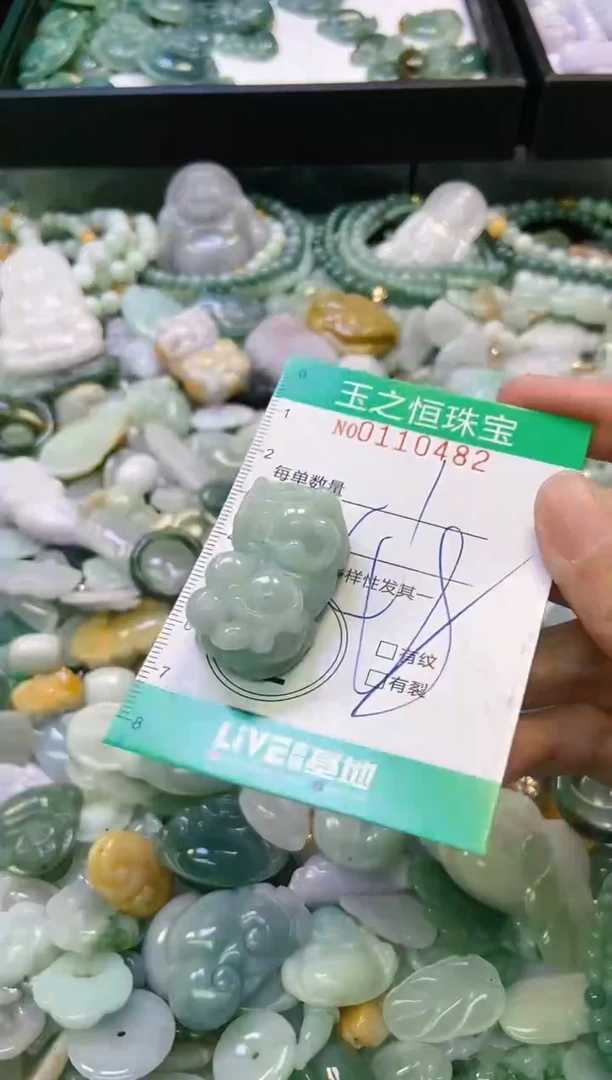 翡翠未镶嵌颈饰闪购0110482