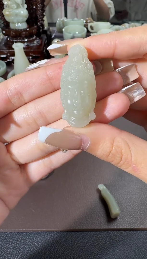 吊坠(不含链)未镶嵌和田玉4