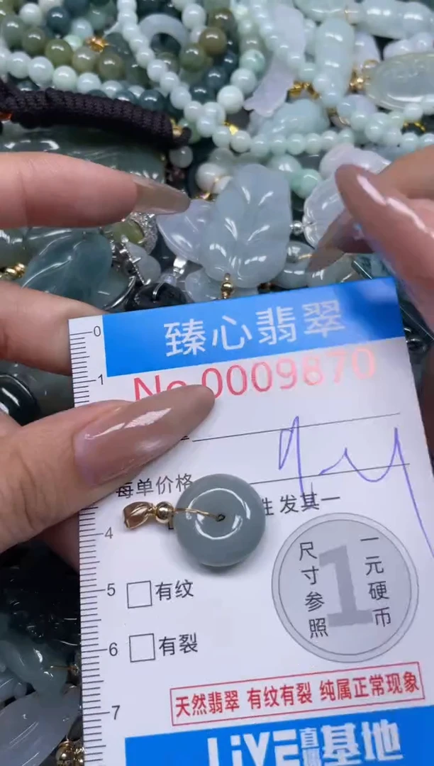 颈饰未镶嵌翡翠9870