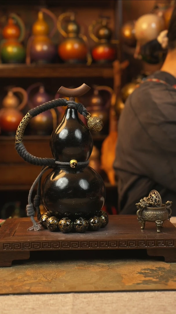 538大漆一物一拍记葫堂出品【不带手串】