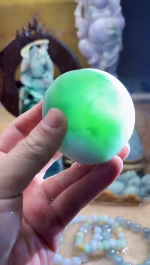 未镶嵌挂件翡翠A货张麦7854