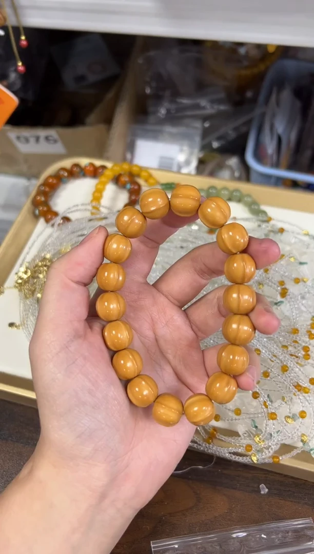 手串猴头核桃鲨鱼背猴头素圈手串[4464]