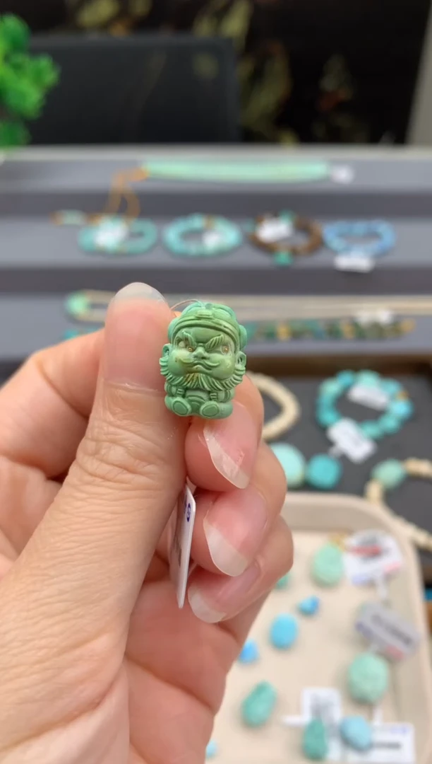 未镶嵌绿松石精工雕刻R222