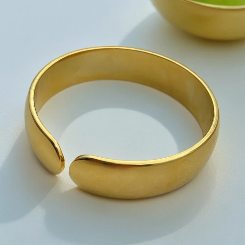 【七七专属】精美百搭光面合金开口镯SZ60599