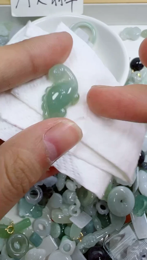 散珠翡翠314号链接，A货翡翠