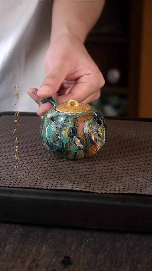 672大漆小康茶器