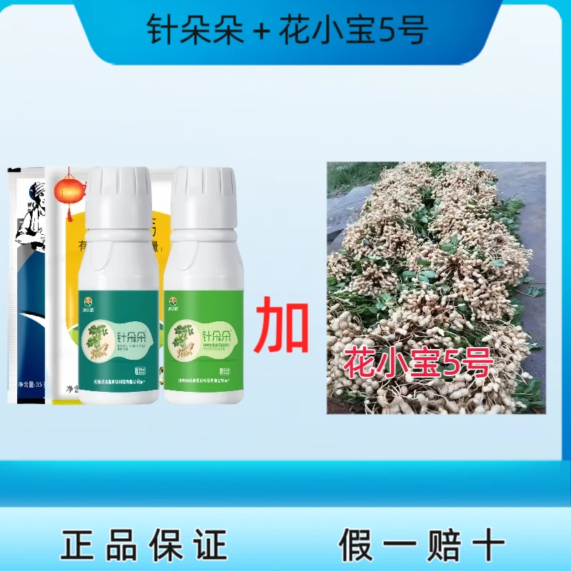 针朵朵水溶肥＋花小宝5号花生50斤增产增收组合