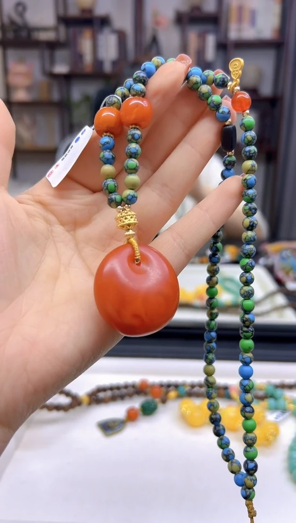 【闪购商品】蜜蜡毛衣链未镶嵌M12