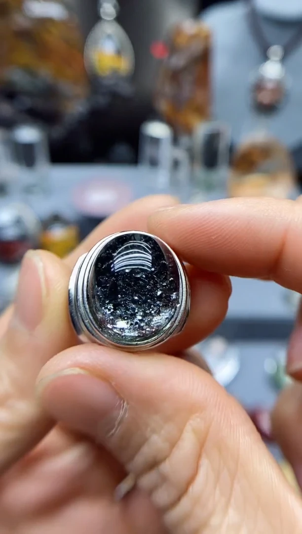 【闪购商品】水晶戒指银S925镶嵌水晶水晶