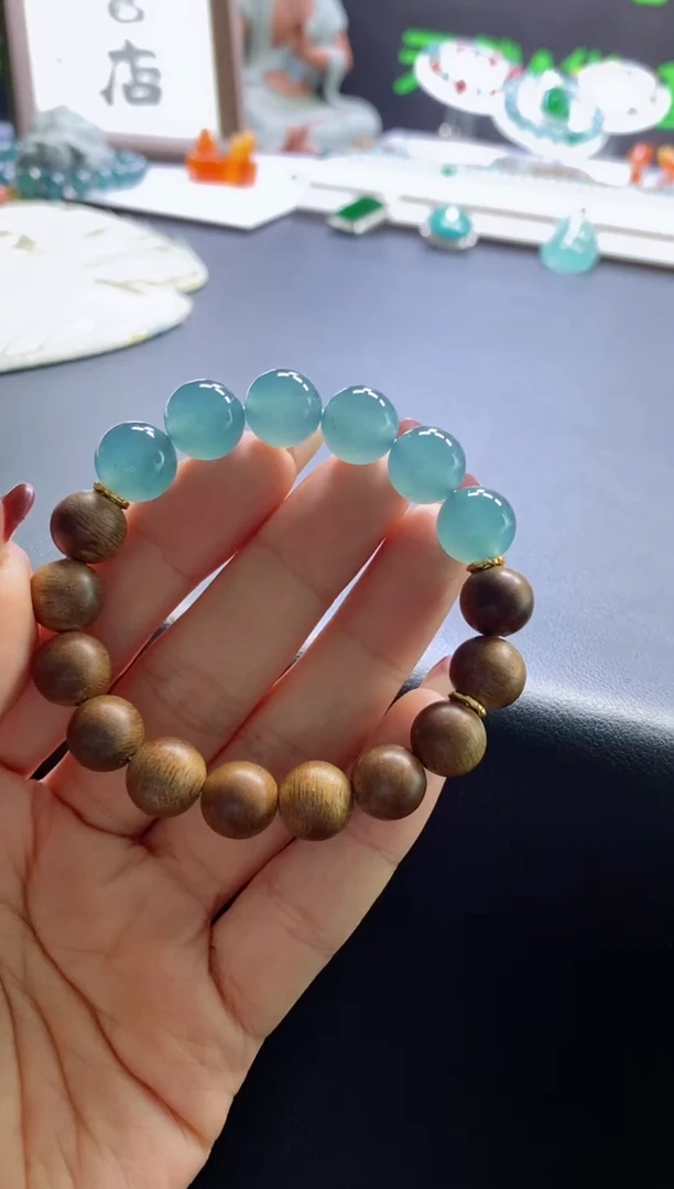 颈饰未镶嵌翡翠0903199879（298*6颗）卡12左右