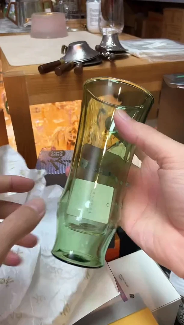 禾器/大号君雅杯/湖绿