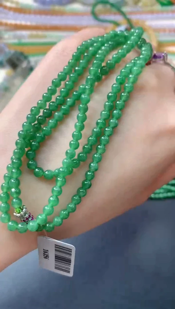 翡翠未镶嵌项链R86|2980