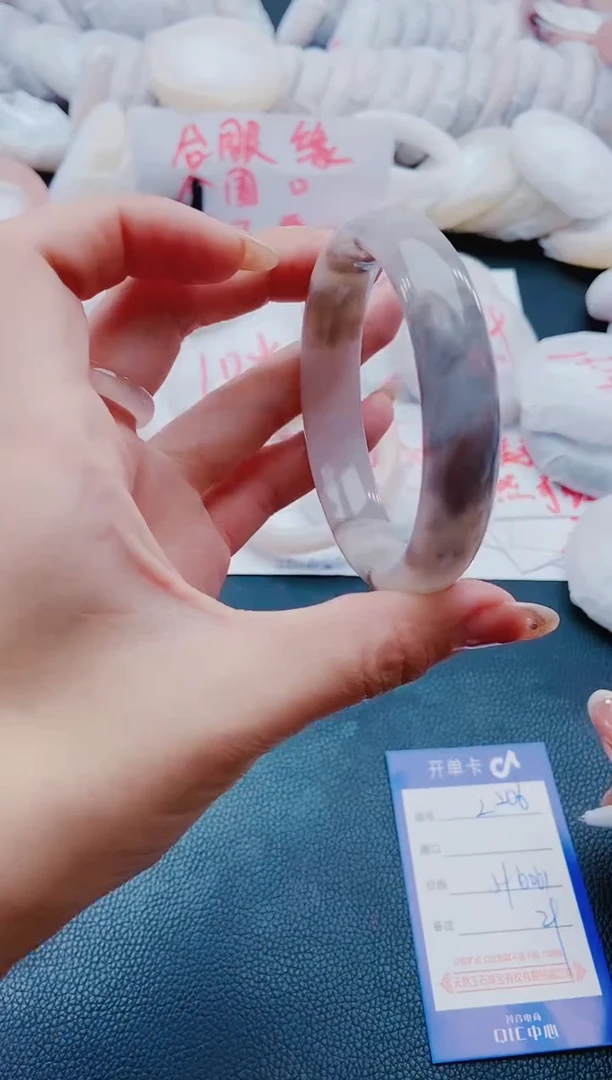 未镶嵌手镯石英质玉L206-59-60