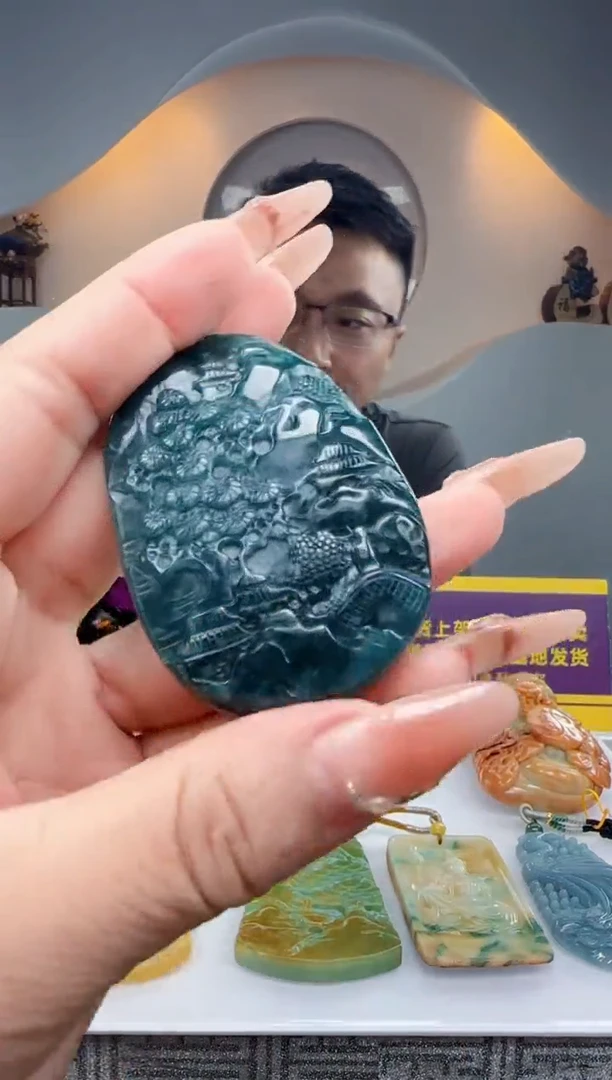颈饰未镶嵌翡翠Q62958翡翠