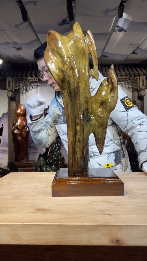 【闪购商品】金丝楠金丝楠小叶桢楠摆件52-20-17