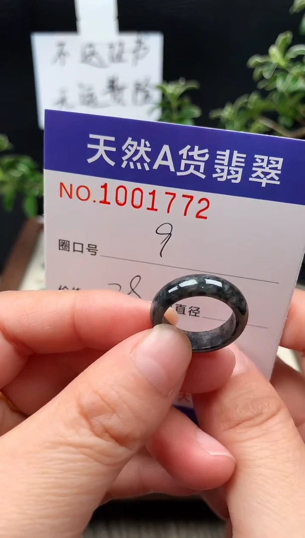 未镶嵌戒指翡翠9#